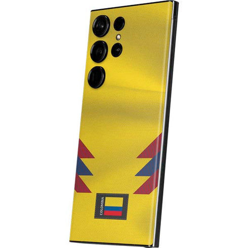Colombia Soccer Flag Galaxy Skins